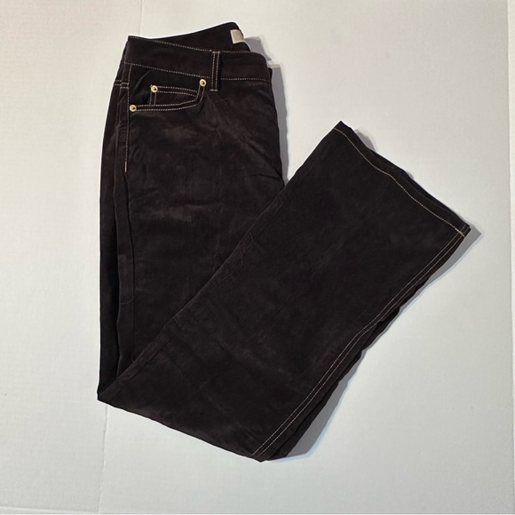 Michael Kors Brown Velour Women's Pants Size 10 - Picture 10 of 10